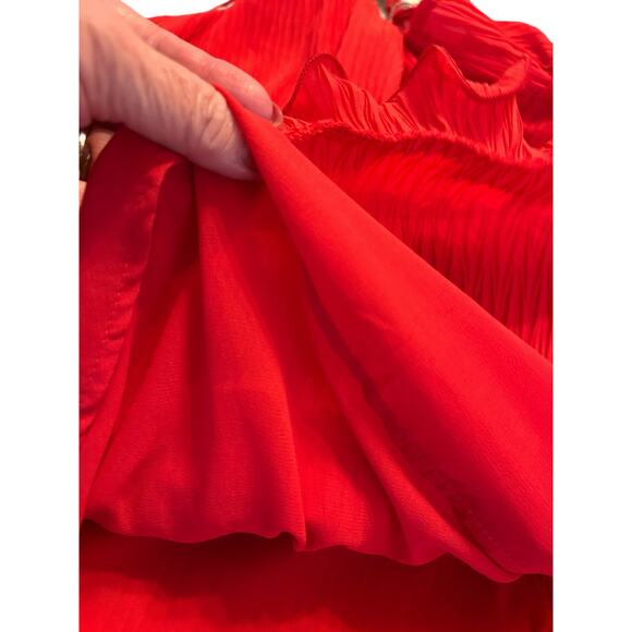 Saints and Secrets Red Mini Dress Size M - Picture 13 of 15